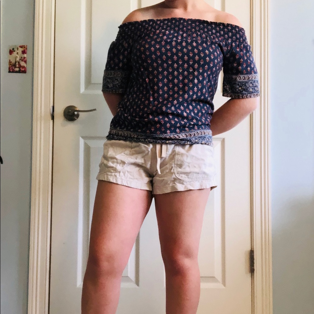 Off the shoulder blouse